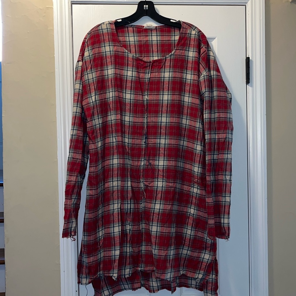 Women’s flannel dress